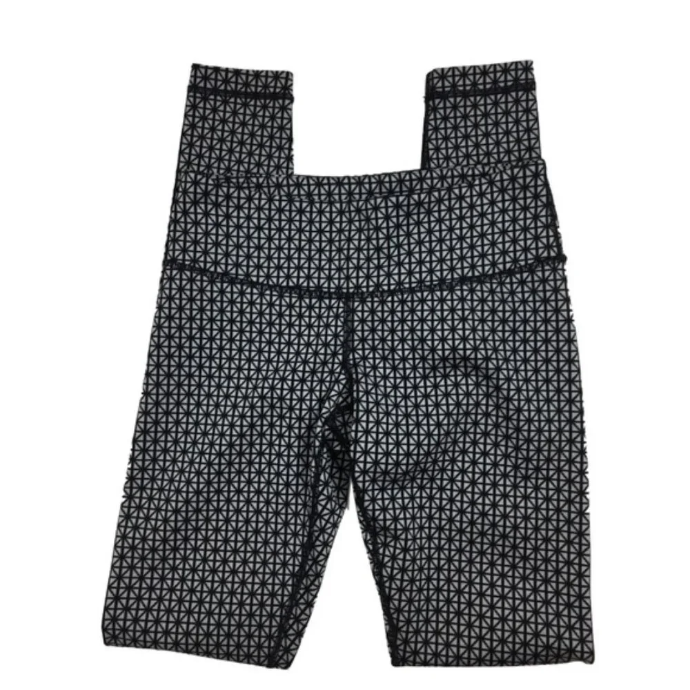 Lululemon Wunder Under Tri Geo Silver Spoon I Size 4 - Picture 5 of 8